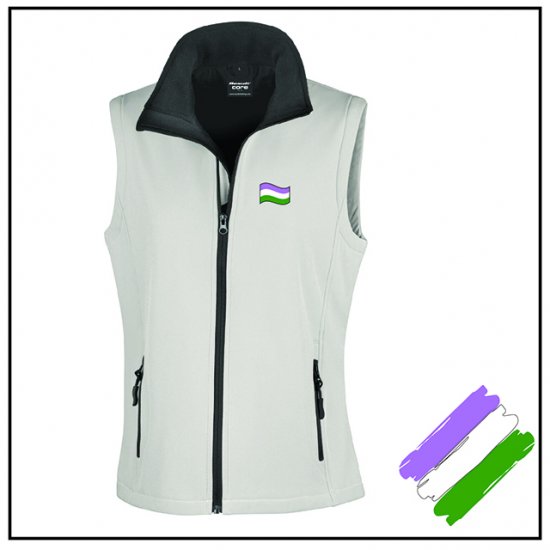 Gender Queer Fitted Gilet - Click Image to Close