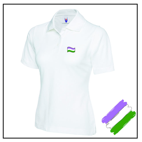 (image for) Gender Queer Fitted Polo Shirt