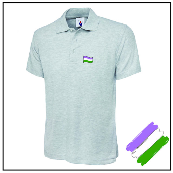 (image for) Gender Queer Regular Shaped Polo Shirt