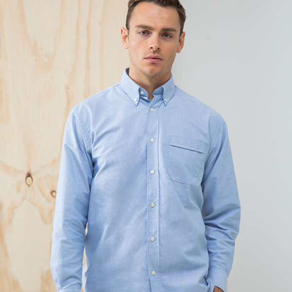 (image for) Delux Oxford Shirt, Mens Long Sleeve (HB510)