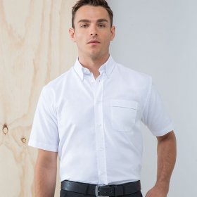 Delux Oxford Shirt, Mens Short Sleeve (HB515)