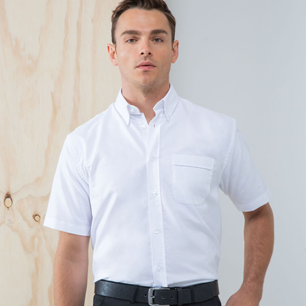 (image for) Delux Oxford Shirt, Mens Short Sleeve (HB515)