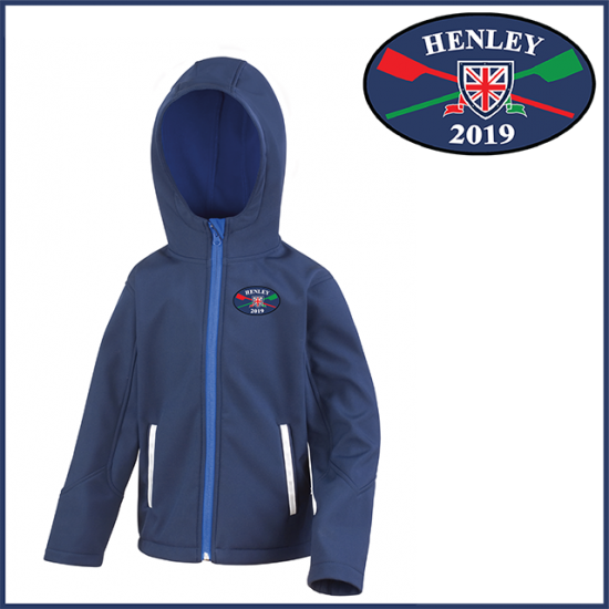 HR Child Hooded Softshell Jacket - R224J - Click Image to Close