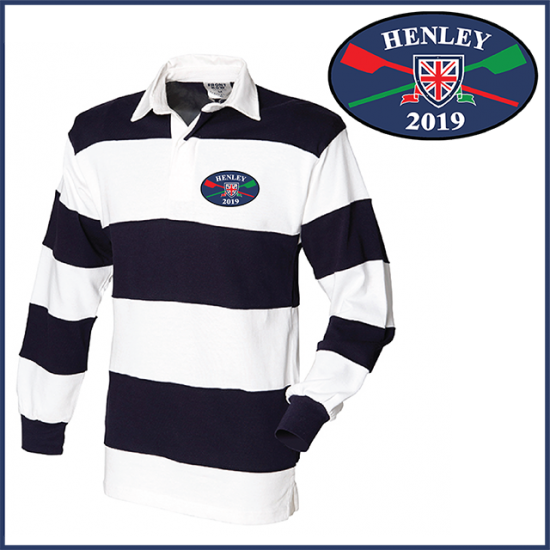 HR Striped Rugby Shirt - FR08M - Click Image to Close