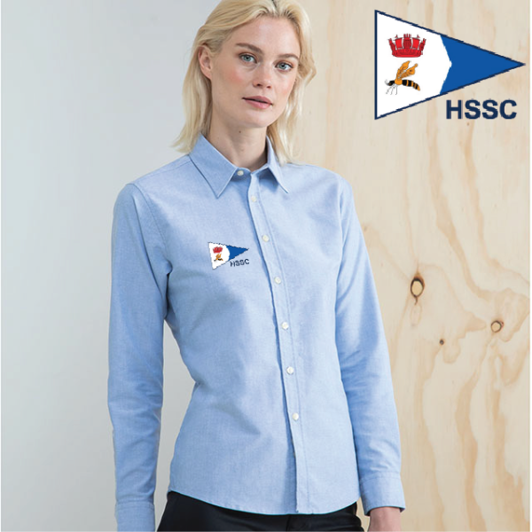 (image for) Delux Oxford Shirt, Ladies Long Sleeve (HB511)