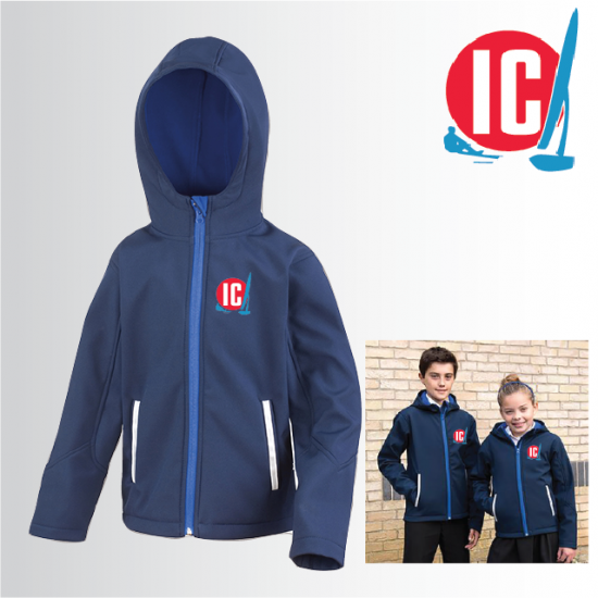 Child Hooded Softshell Jacket (R224J) - Click Image to Close