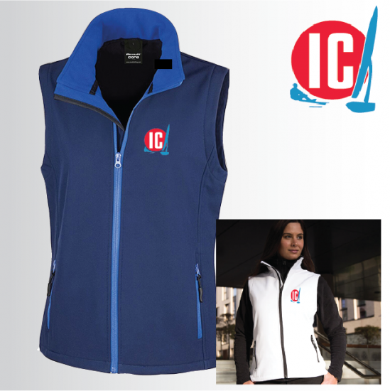 Ladies Softshell Gilet 2ply (R232F) - Click Image to Close