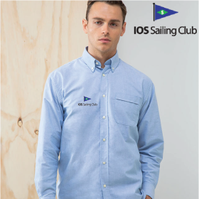 (image for) Delux Oxford Shirt, Mens Long Sleeve (HB510)