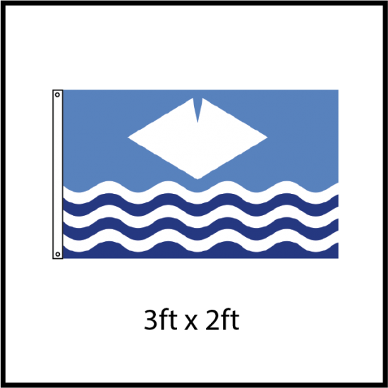 IOW Flag 3ft x 2ft - Click Image to Close