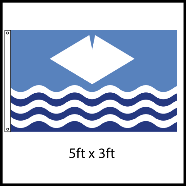 (image for) IOW Flag 5ft x 3ft