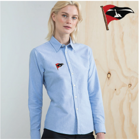 OW Ladies Delux Oxford Shirt, Long Sleeve (HB511)