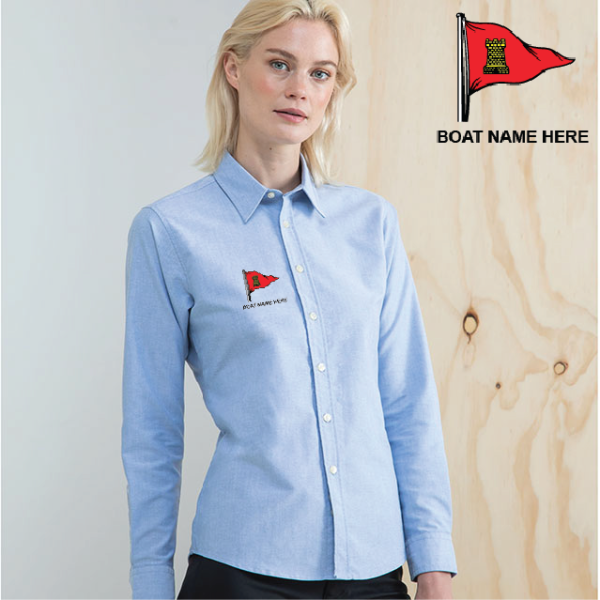 (image for) OW Ladies Delux Oxford Shirt, Long Sleeve (HB511)