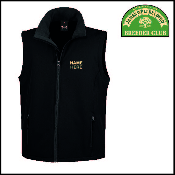 (image for) JWB Mens Softshell Gilet 2ply (R232M)