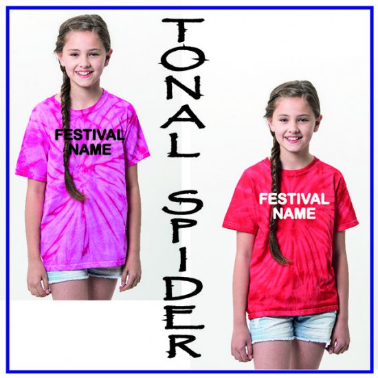 Festival Child Tonal Spider T-Shirt (TD01B) - Click Image to Close