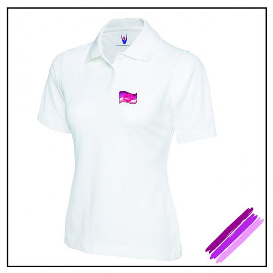 Lipstick Lesbian Fitted Polo Shirt - Click Image to Close
