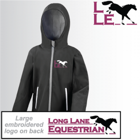 LLE Embroidered Child Hooded Softshell Jacket (R224J)