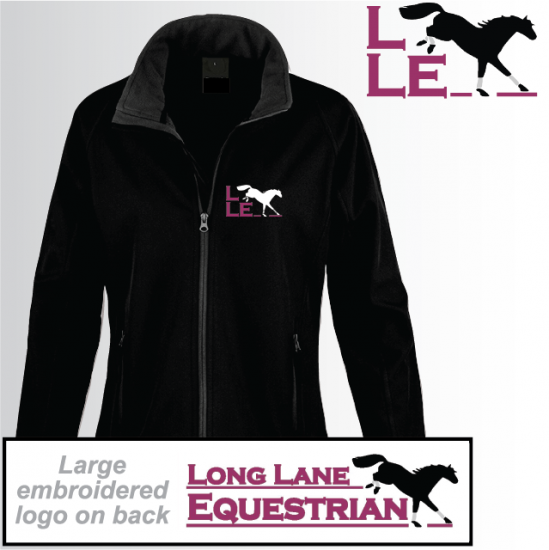 LLE Embroidered Ladies Softshell Jacket 2ply (R231F) - Click Image to Close