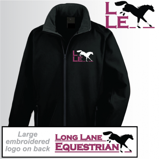 LLE Embroidered Mens Softshell Jacket 2ply (R231M) - Click Image to Close