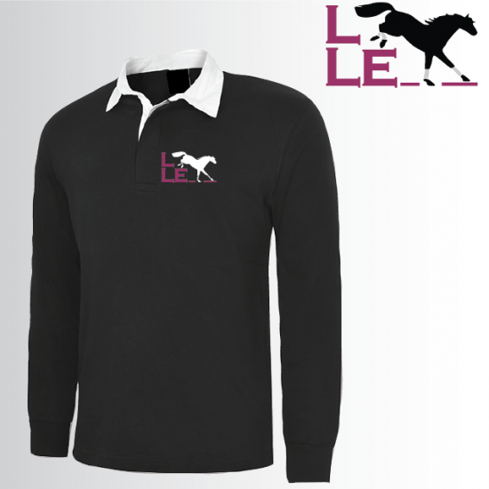 LLE Embroidered Classic Rugby Shirt (UC402) - Click Image to Close