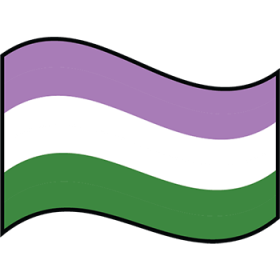 GQU001 - Gender Queer Embroidered Emblem