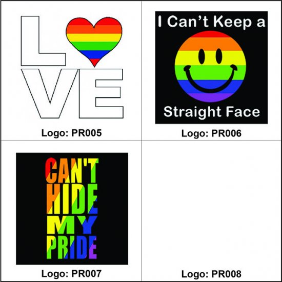 Pride Slogans 5 to 8 - Click Image to Close