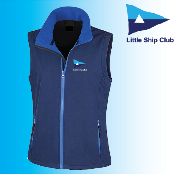 (image for) YC Ladies Softshell Gilet 2ply (R232F)