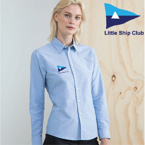 (image for) YC Ladies Delux Oxford Shirt, Long Sleeve (HB511)