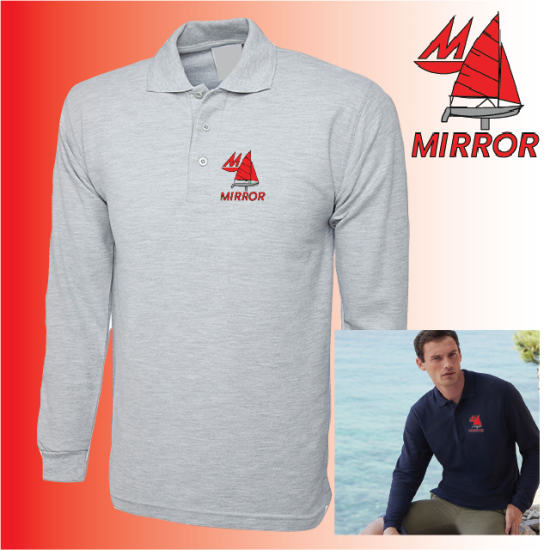 Mens Long Sleeve Polo (UC113) - Click Image to Close