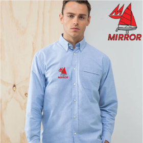 Delux Oxford Shirt, Mens Long Sleeve (HB510)