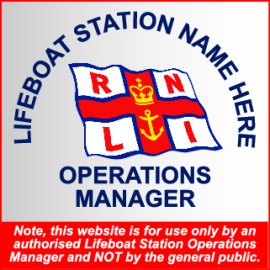 (image for) Lifeboat Station Ops Manager