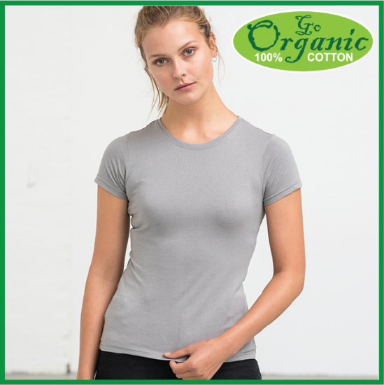 Organic Ladies T-Shirt (EA01F) - Click Image to Close