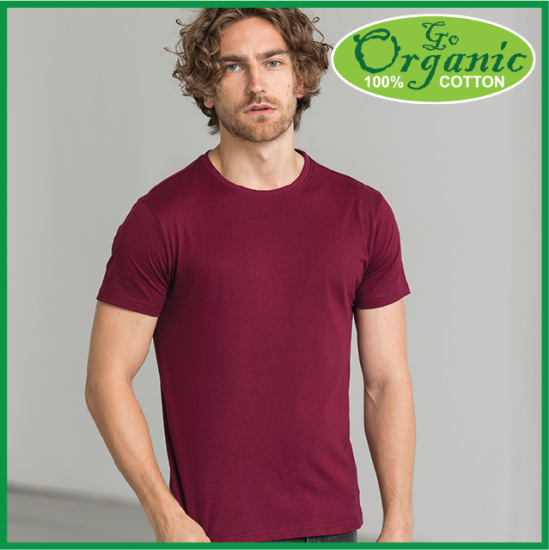 Organic Mens T-Shirt (EA001) - Click Image to Close