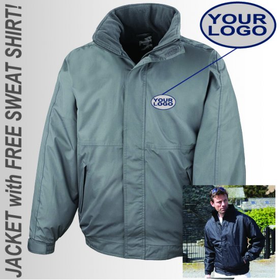 Mens Channel Jacket + FREE Sweat Shirt (R221M) - Click Image to Close