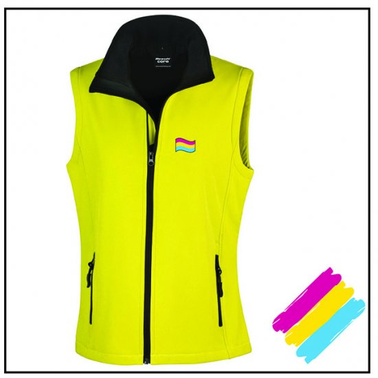 PanSexual Fitted Gilet - Click Image to Close