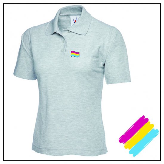 PanSexual Fitted Polo Shirt - Click Image to Close