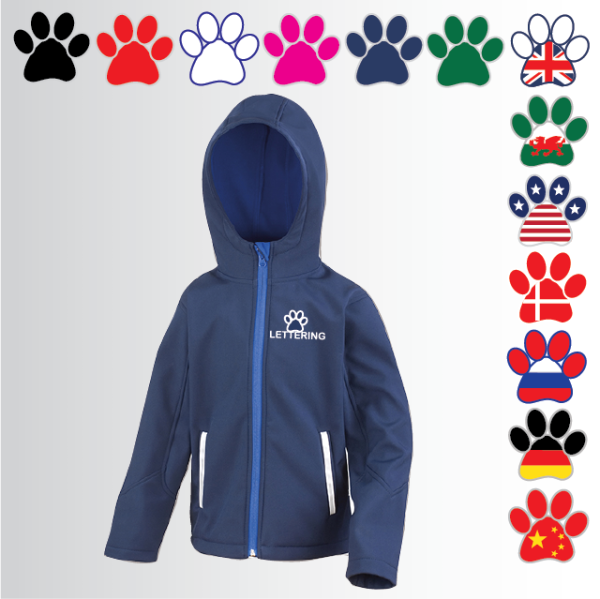 (image for) DOGS Child Hooded Softshell Jacket (R224J)