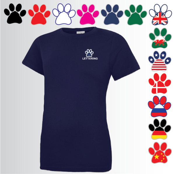 (image for) DOGS Ladies Fitted T-Shirt (UC318)