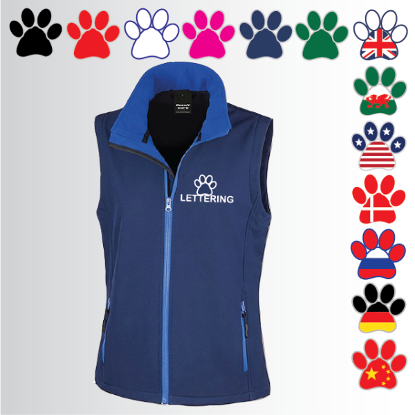 (image for) DOGS Ladies Softshell Gilet 2ply (R232F)