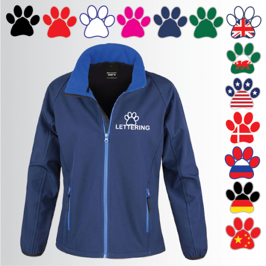 DOGS Ladies Softshell Jacket 2ply (R231F) - Click Image to Close