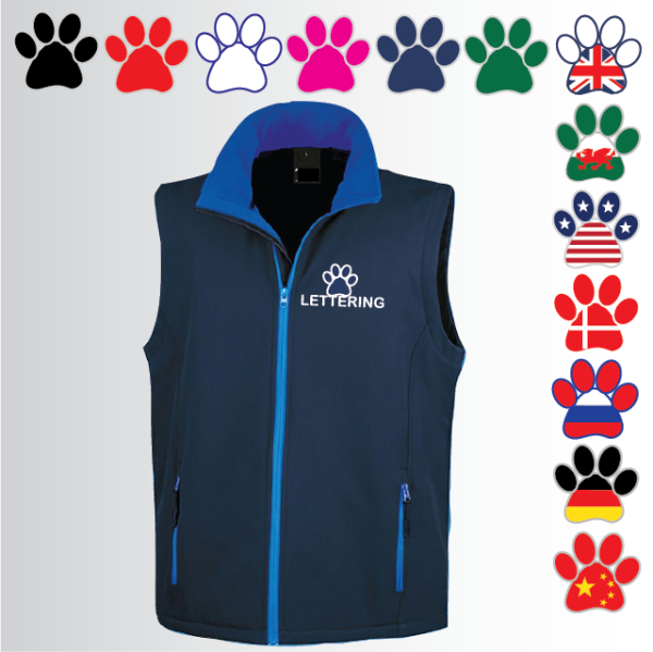 (image for) DOGS Mens Softshell Gilet 2ply (R232M)