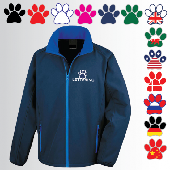 DOGS Mens Softshell Jacket 2ply (R231M) - Click Image to Close