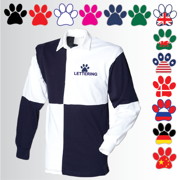 (image for) DOGS Quartered Rugby Shirt (FR02M)