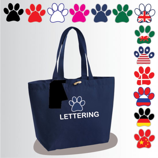 DOGS Canvas Organic Tote Bag (WM850) - Click Image to Close