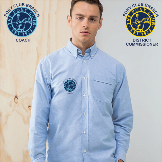 PC Delux Oxford Shirt, Mens Long Sleeve (HB510) - Click Image to Close