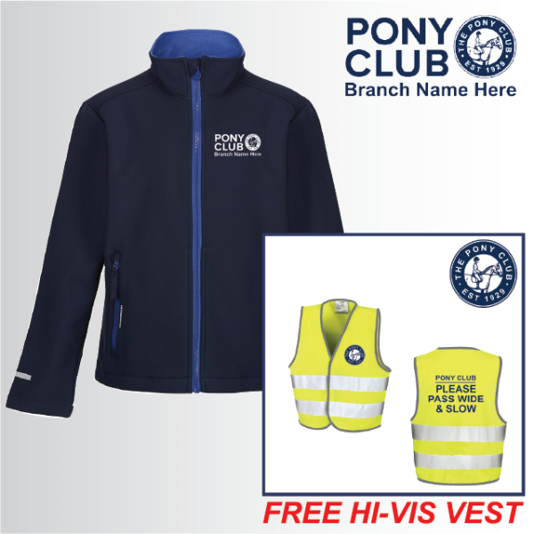 (image for) PC 2ply Child Softshell Jacket with FREE Hi-Vis Vest (RG330)