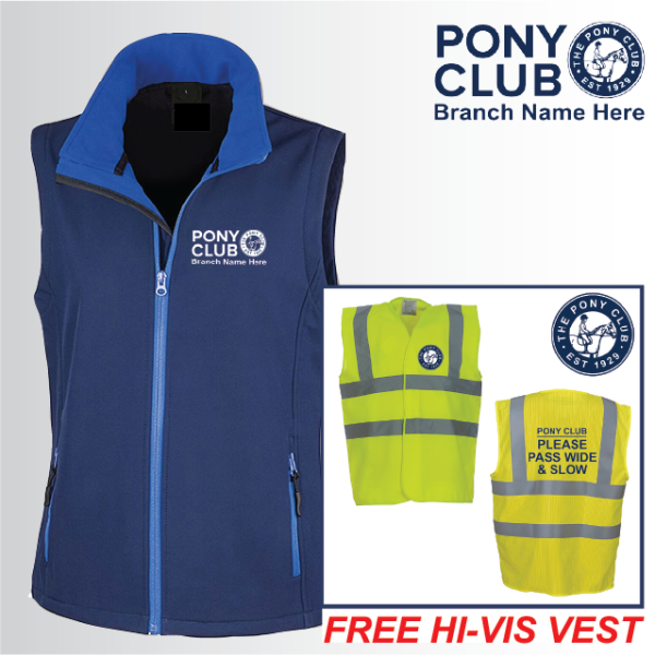 (image for) PC 2ply Ladies Softshell Gilet with FREE Hi-Vis Vest (R232F)