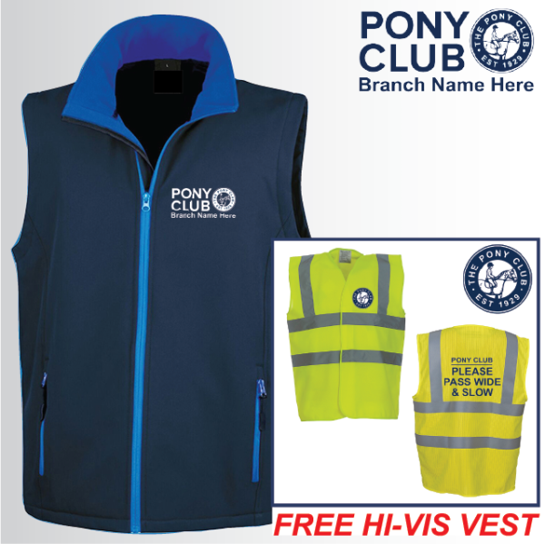 (image for) PC 2ply Mens Softshell Gilet with FREE Hi-Vis Vest. (R232M)