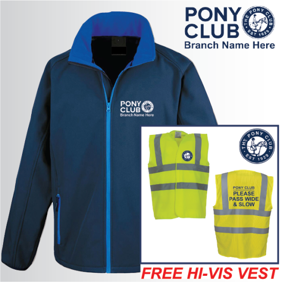 (image for) PC 2ply Mens Softshell Jacket with FREE Hi-Vis Vest (R231M)