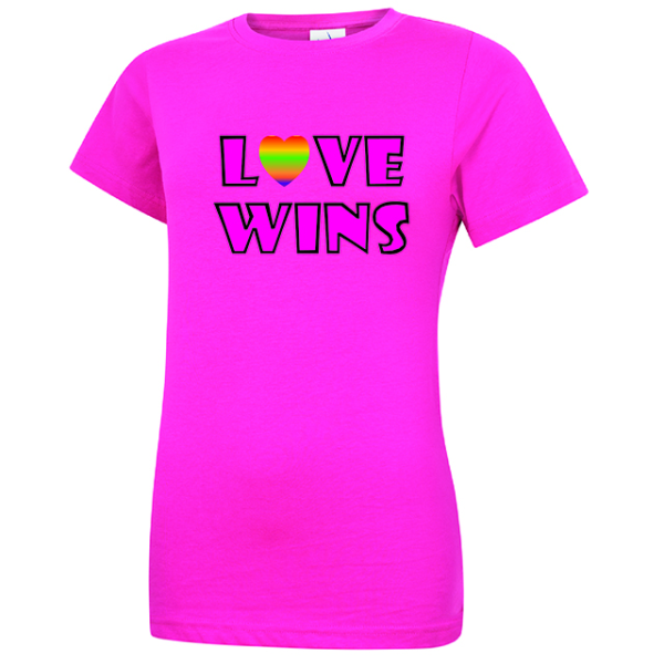 (image for) Pride Slogan Ladies T-Shirt