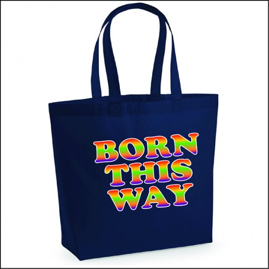 Pride Slogan Canvas Shopper Bag - Click Image to Close